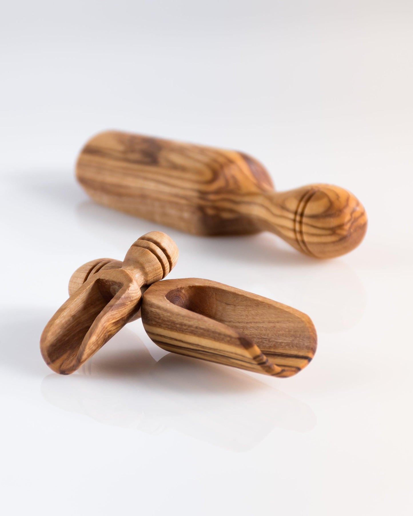 Set de Doseurs de Cuisine en Bois d'Olivier - 3 Tailles