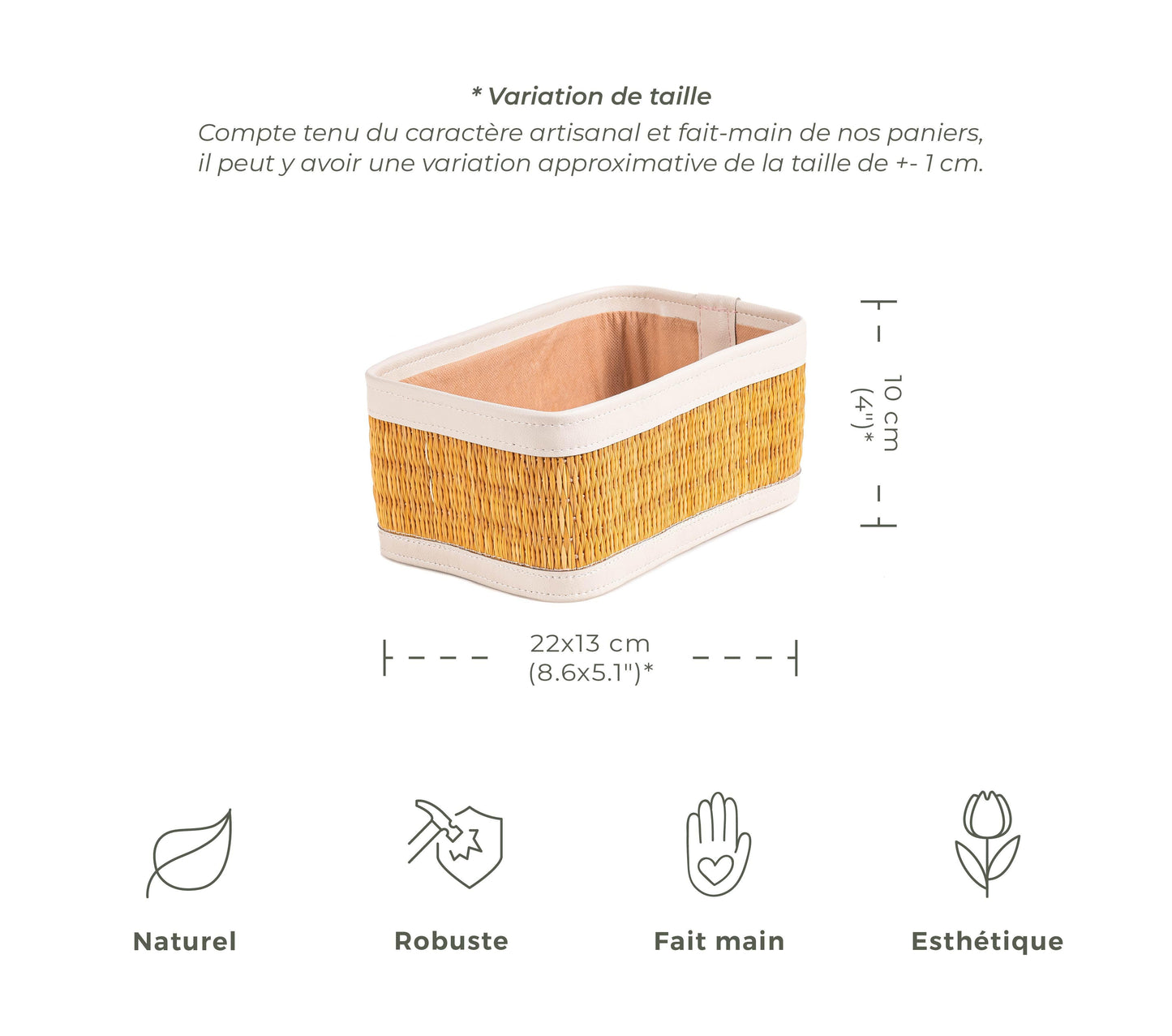 Boîtes de Rangement Rectangulaires en Smar | tailles différentes